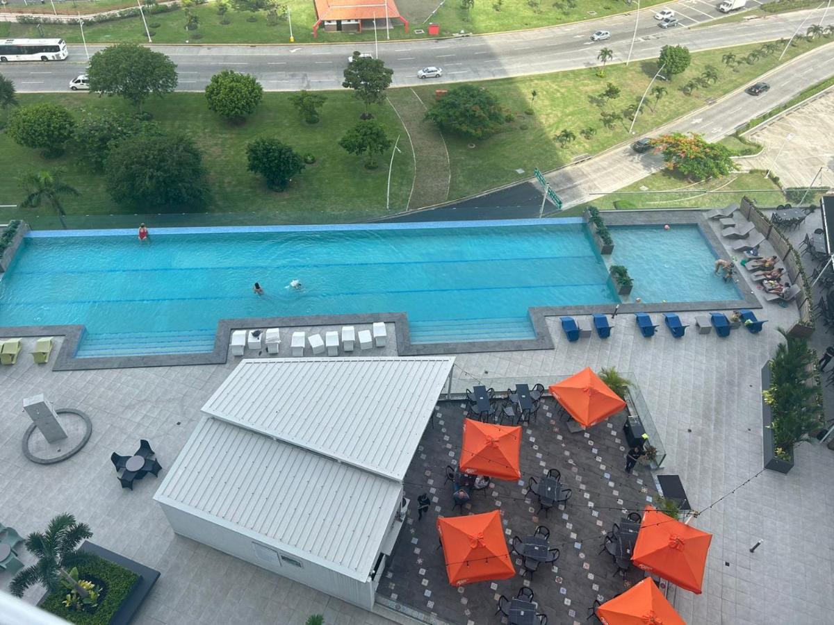 Moderno Apartamento En Avenida Balboa Panama Stadt Exterior foto